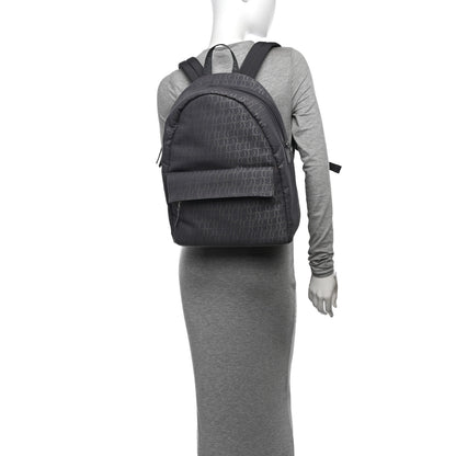 Christian Louboutin Logo Jacquard Zip N Flap Backpack Smoky 2 of 10
