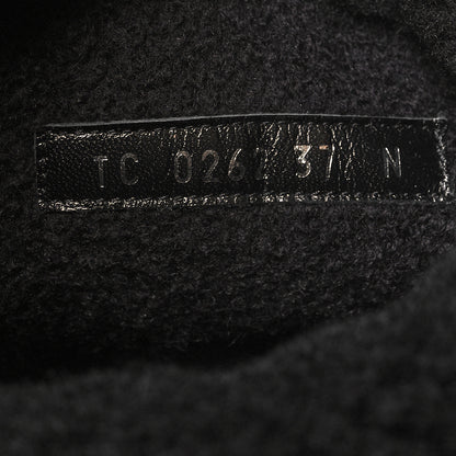 Louis Vuitton Suede Calfskin Shearling Snowdrop Flat Ankle Boot 37 Black 6 of 10