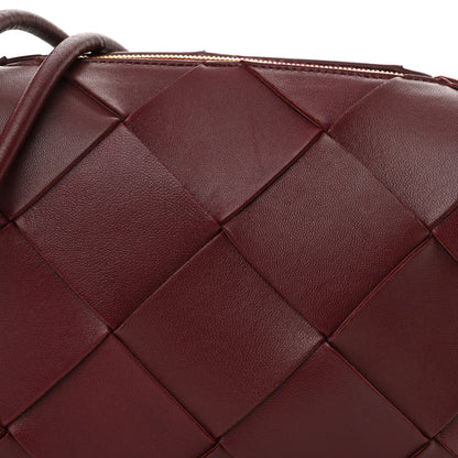 Bottega Veneta Lambskin Maxi Intrecciato Small Cassette Camera Bag Barolo 7 of 9