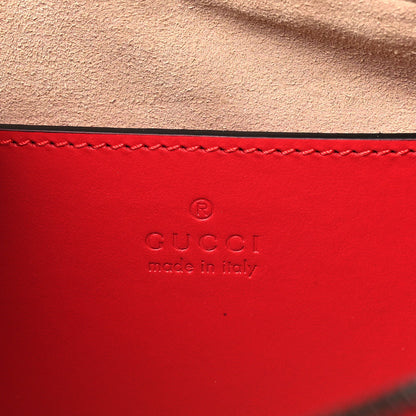 Gucci Calfskin Matelasse Chevron GG Marmont Sling Shoulder Bag Rosso 6 of 10