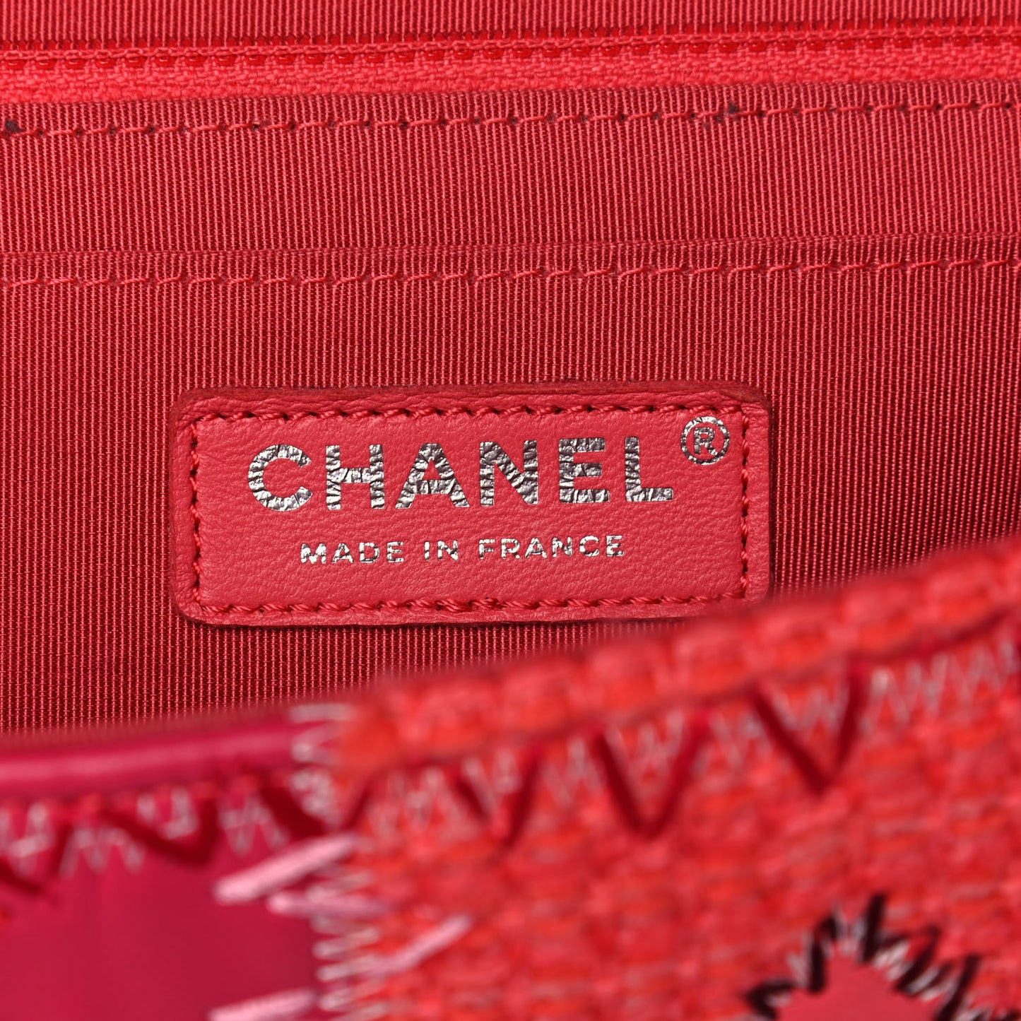Tweed Patchwork Jumbo Single Flap Pink