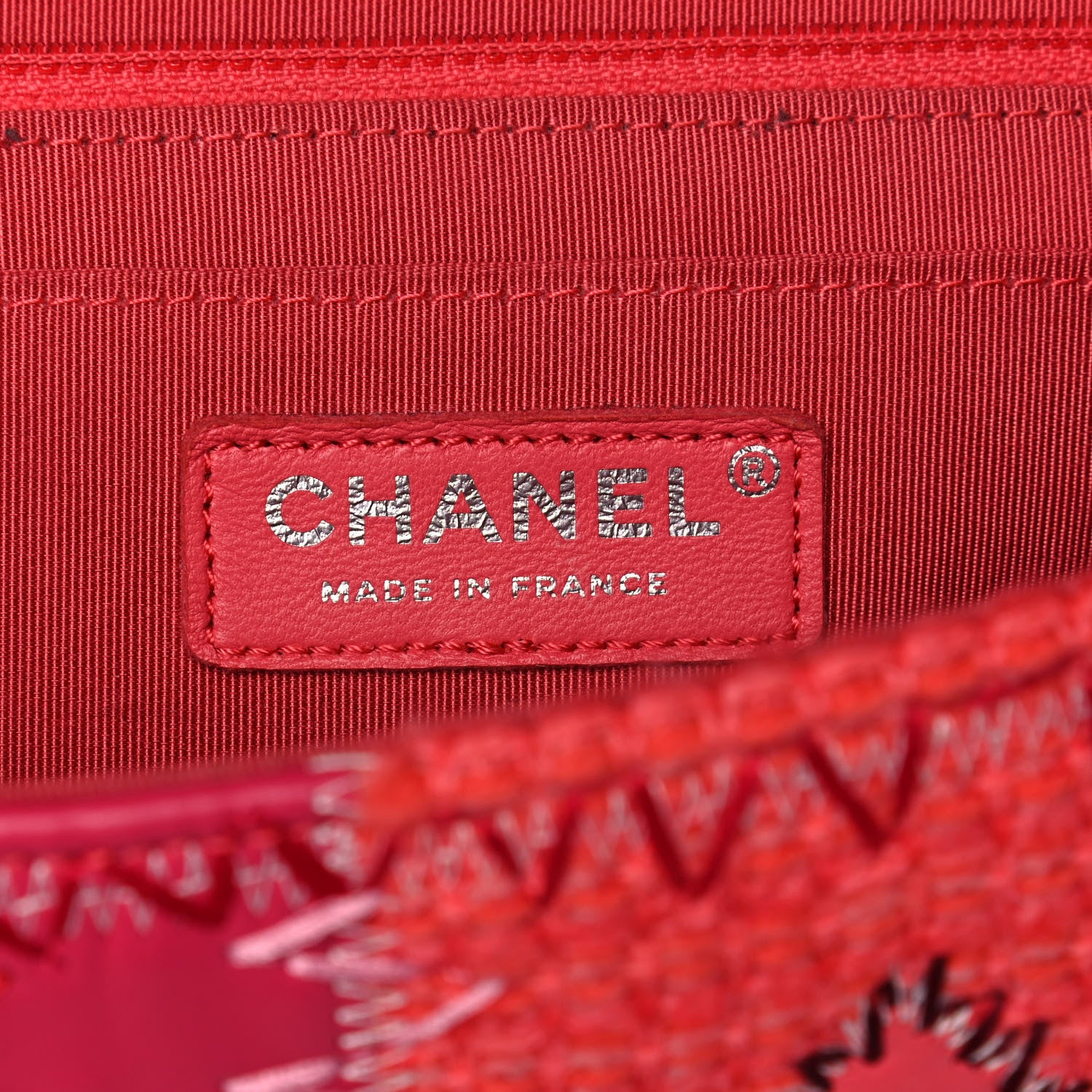 Chanel Tweed Patchwork Jumbo Single Flap Pink 6 of 12