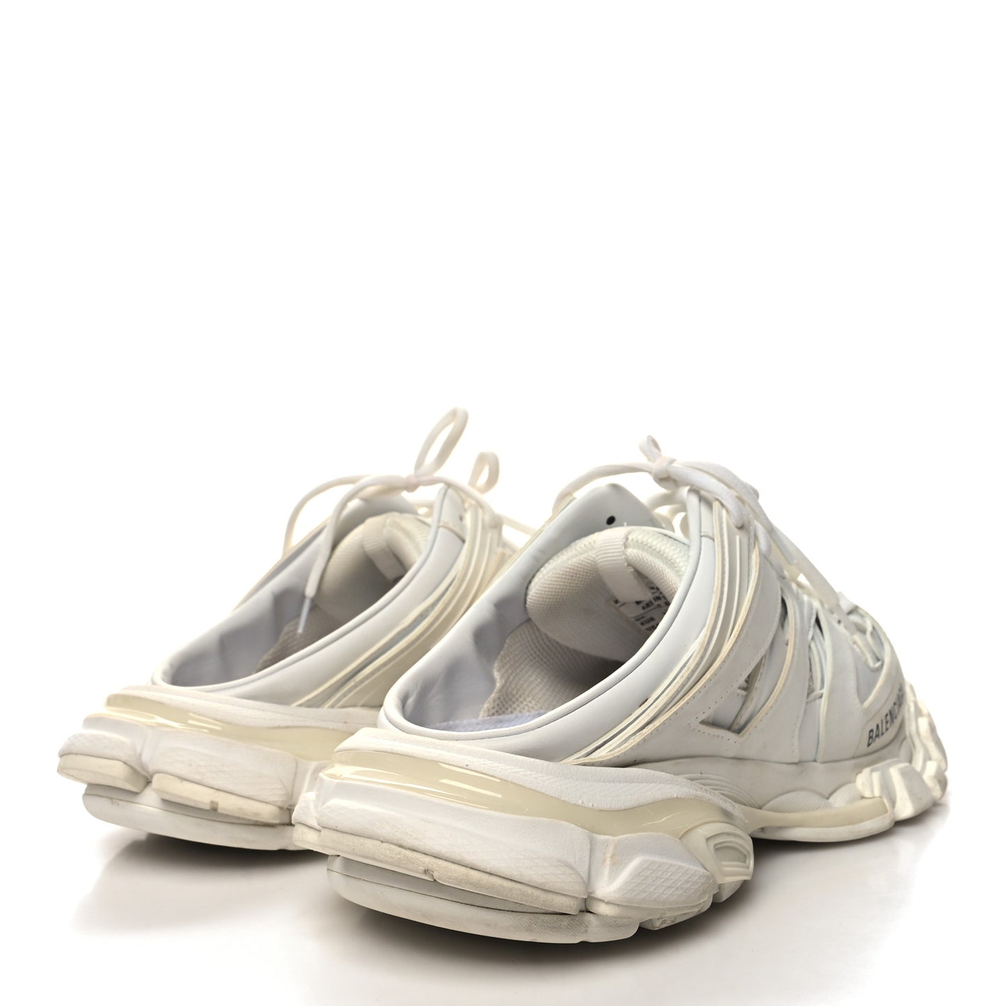 Mesh Nylon Womens Track Mules 39 White