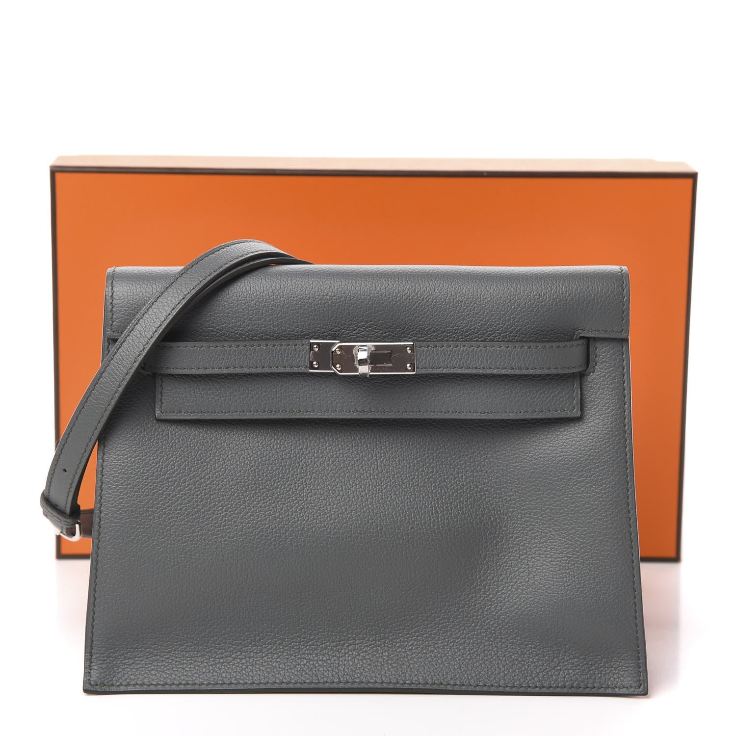 Hermes Evercolor Kelly Danse II Belt Bag Vert Amande 11 of 11