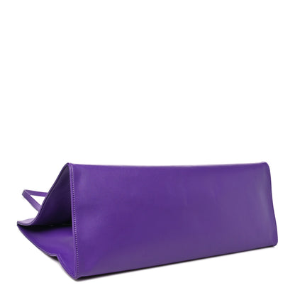 Telfar Vegan Leather Large Shopping Bag Grape 4 of 10