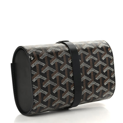 Goyard Goyardine Double Travel Watch Case Black 2 of 7