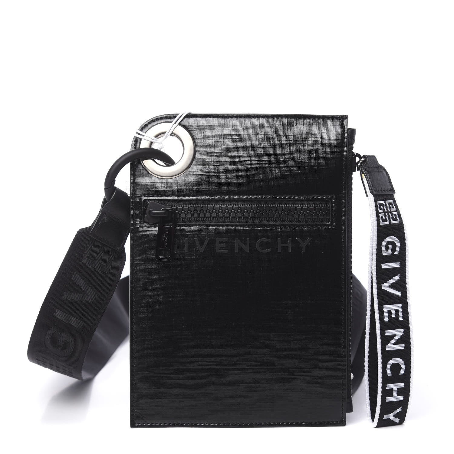 Givenchy Calfskin Fin Crossbody Bag Black 1 of 10