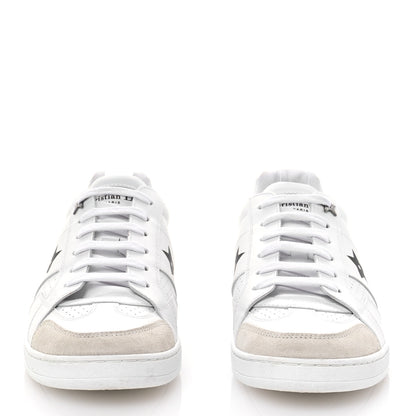 Christian Dior Calfskin Suede Dior Star Low Top Sneakers 37 White 2 of 9