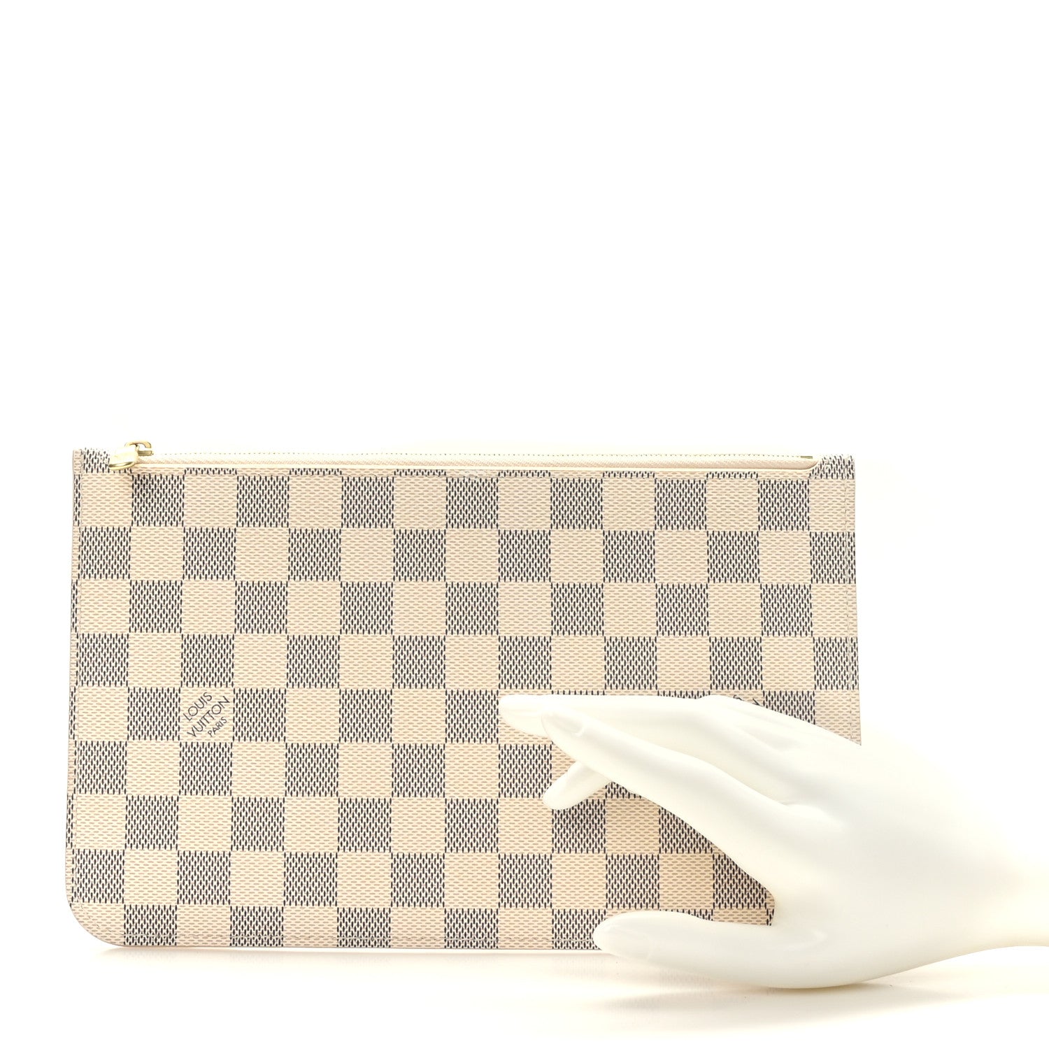 Louis Vuitton Damier Azur Neverfull MM GM Pochette 3 of 8
