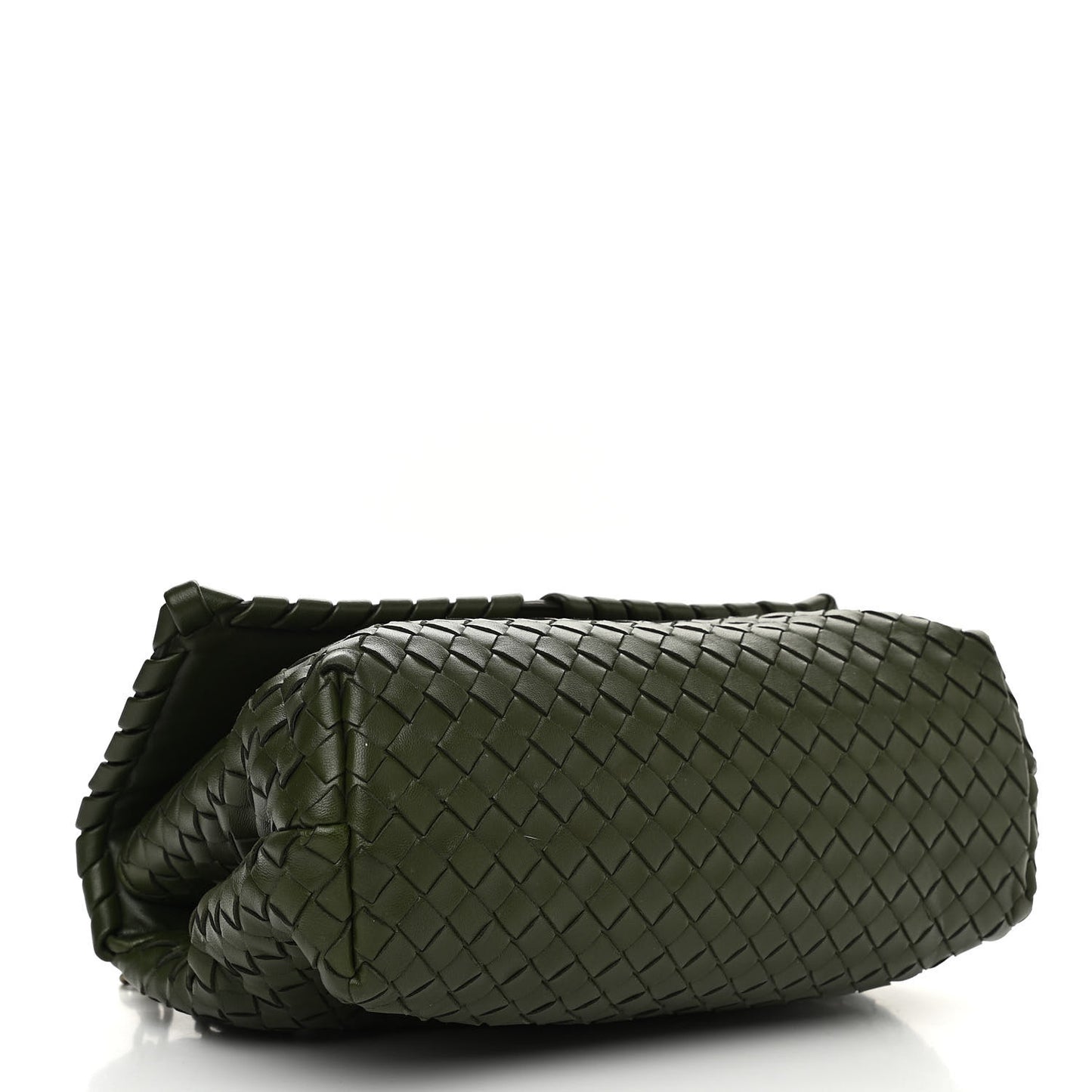 Nappa Intrecciato Baby Olimpia Shoulder Bag Moss