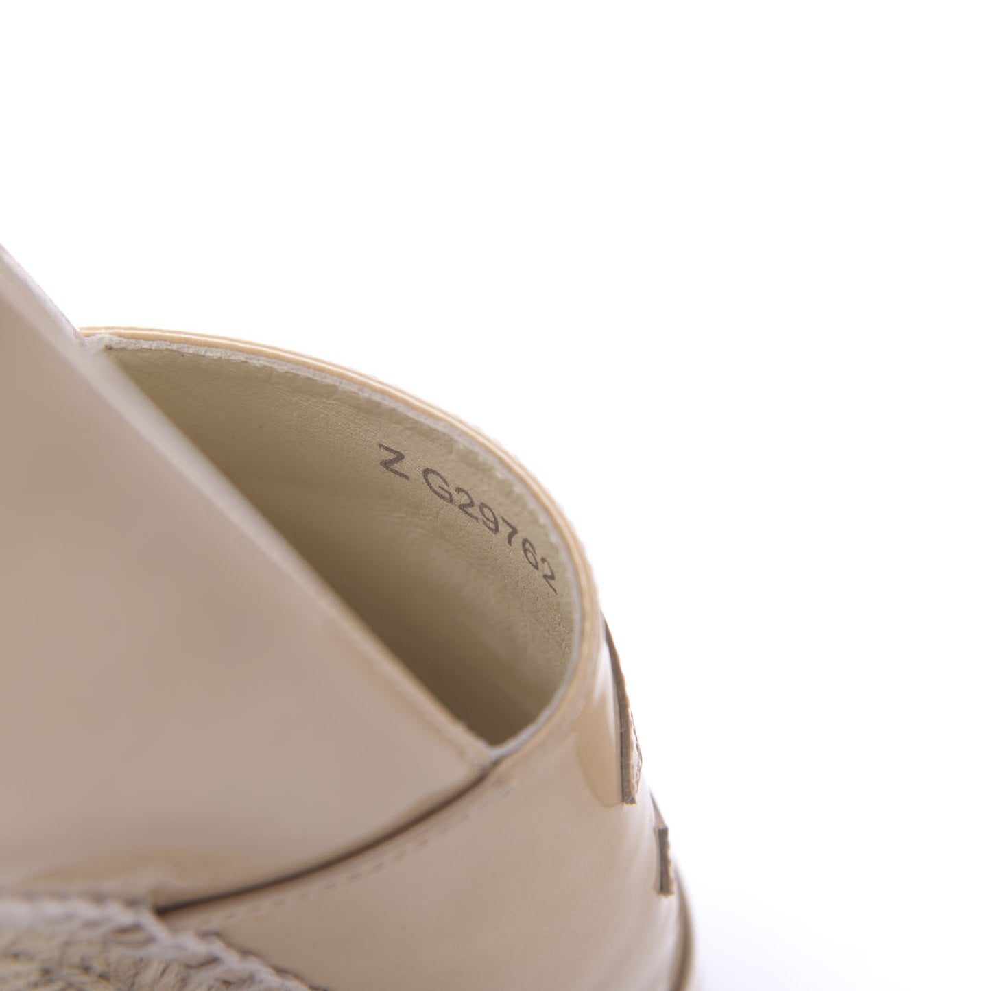 Patent CC Espadrilles 36 Beige