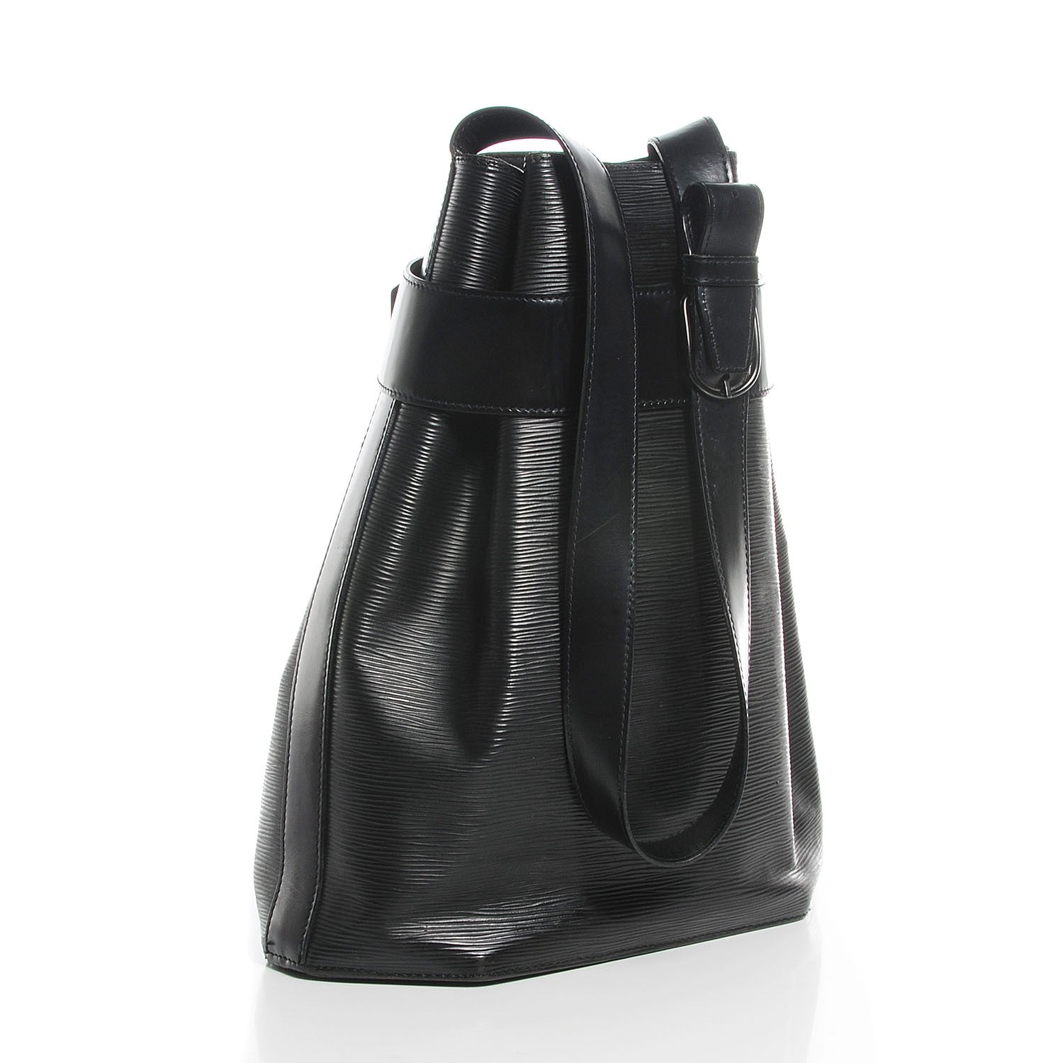 Louis Vuitton Epi Sac D'Epaule GM Black 3 of 7