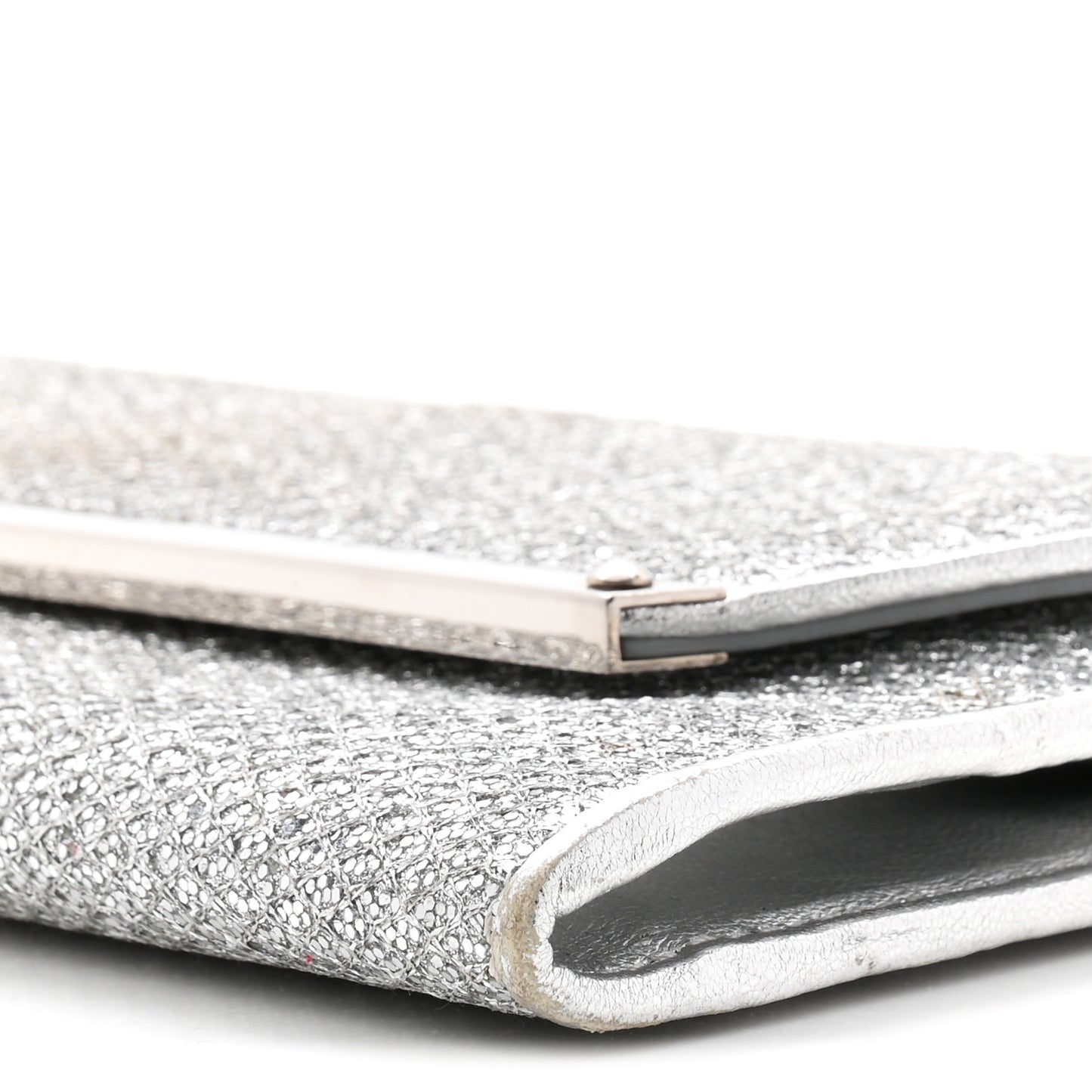 Glitter Margot Clutch Silver