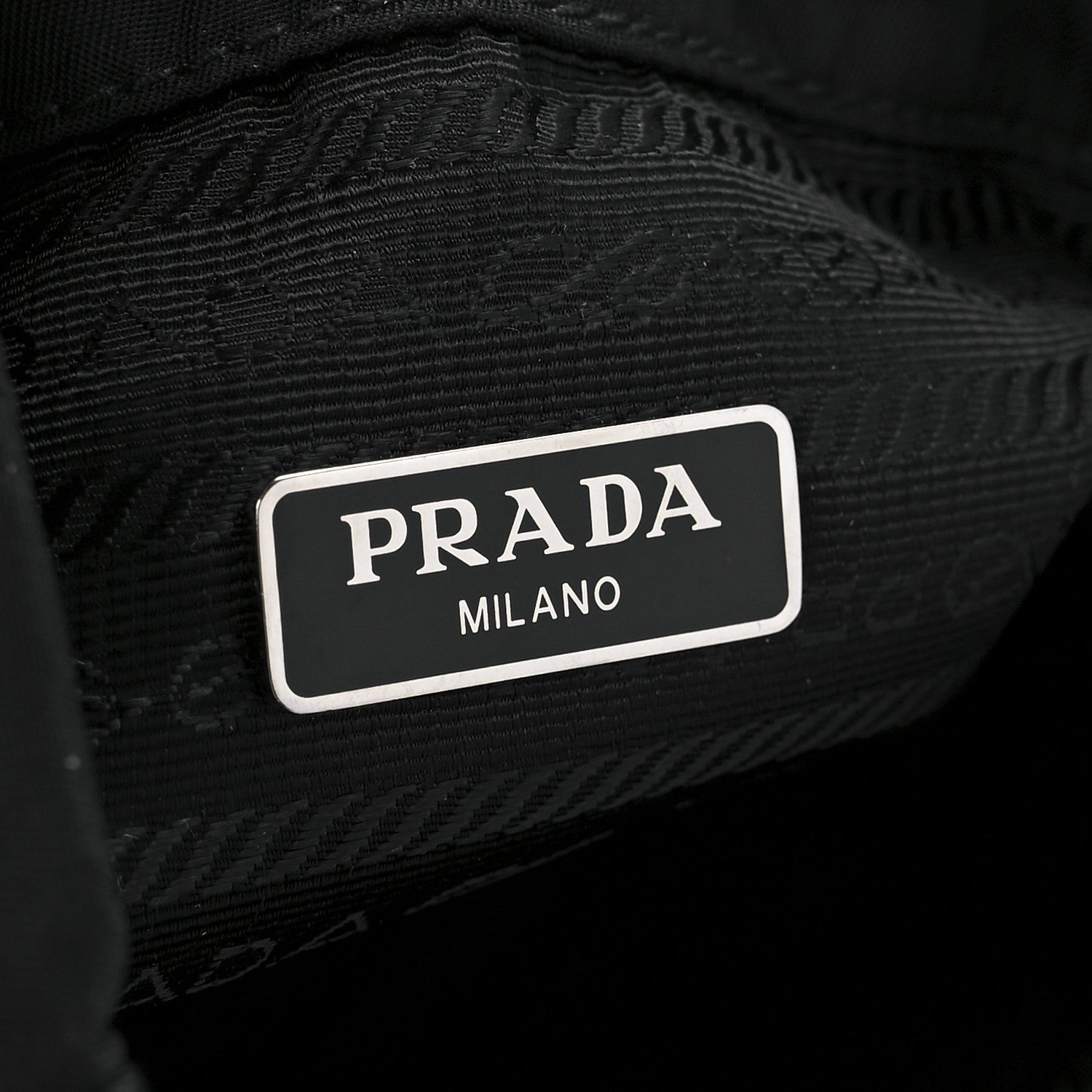Prada Re-Nylon Saffiano Bucket Wristlet Black 5 of 13