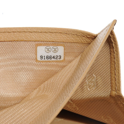 Chanel Leather Clutch Wallet Beige 7 of 7