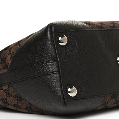 Gucci Monogram Tote Dark Brown 10 of 11