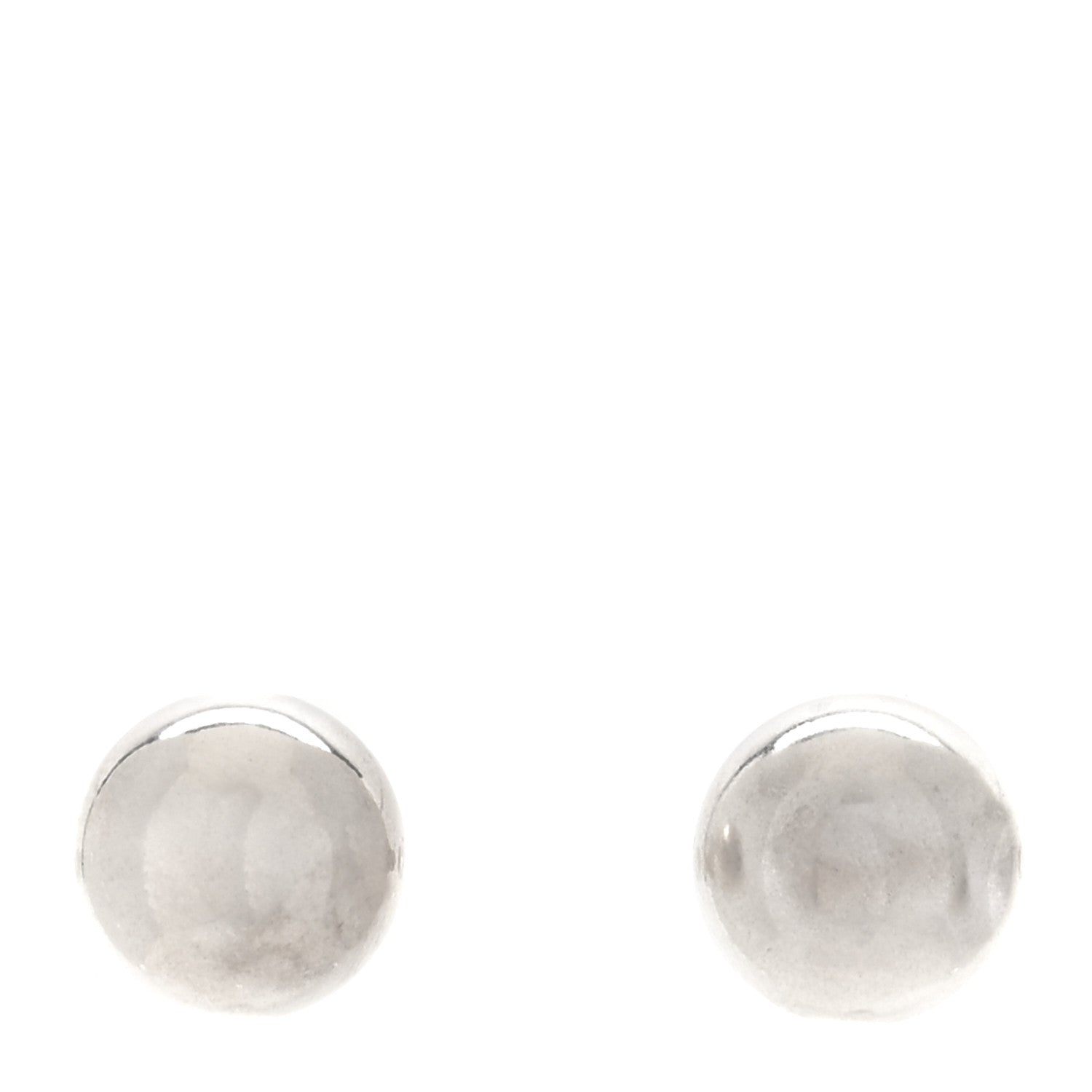 Tiffany Sterling Silver 10mm HardWear Ball Earrings 1 of 8