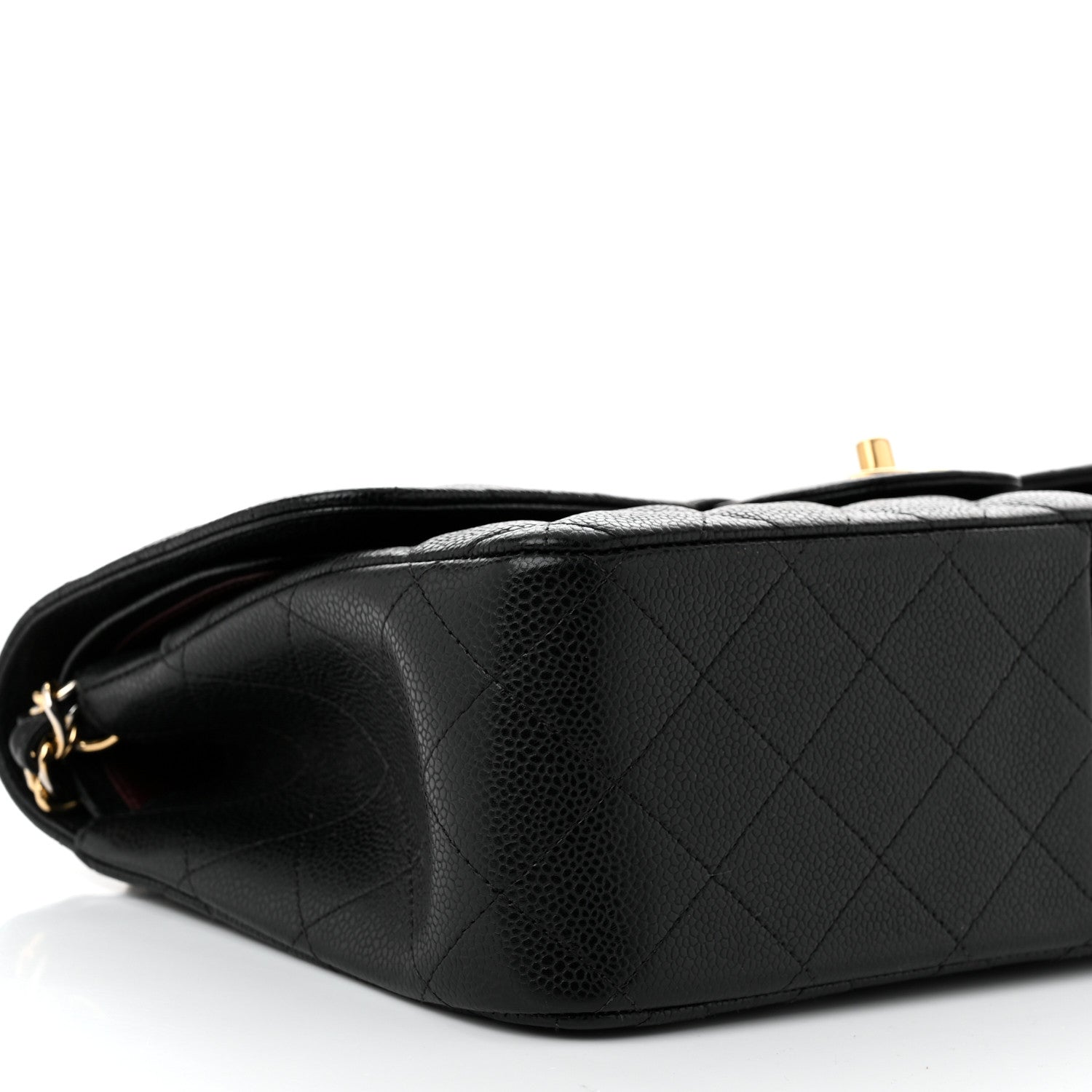 Chanel Caviar Quilted Jumbo Double Flap Black 9 of 12