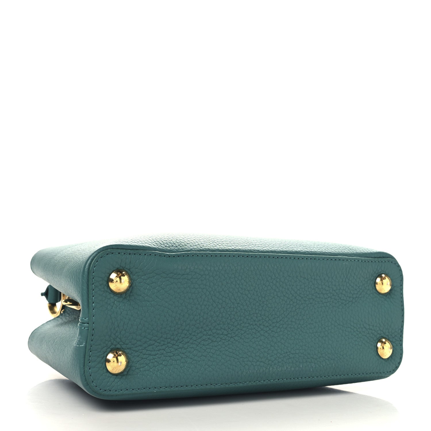 Louis Vuitton Taurillon Capucines BB Emerald 4 of 10