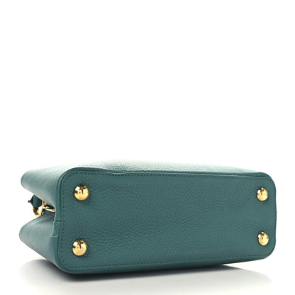 Louis Vuitton Taurillon Capucines BB Emerald 4 of 10