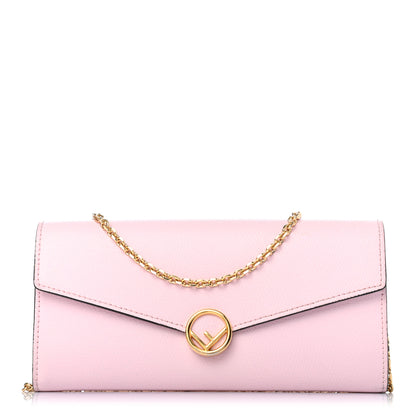Fendi Vitello Cruise F is Fendi Continental Envelope Wallet On Chain Peonia 1 of 6