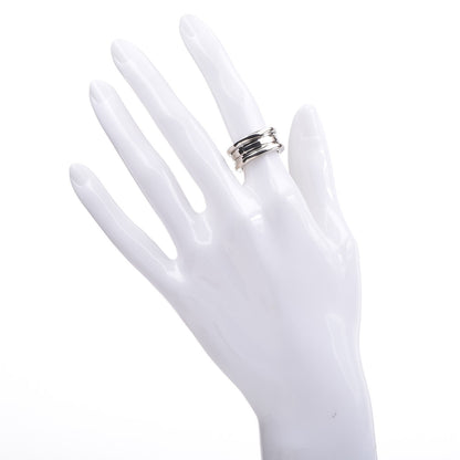Bulgari 18K White Gold B.Zero1 3 Band Ring 50 5.25 2 of 4