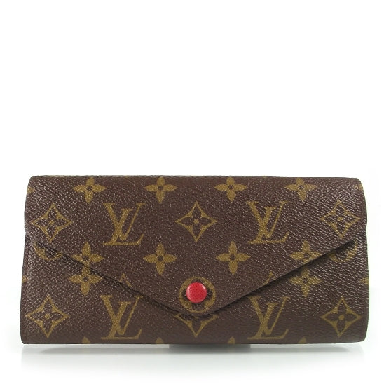 Monogram Josephine Wallet Red