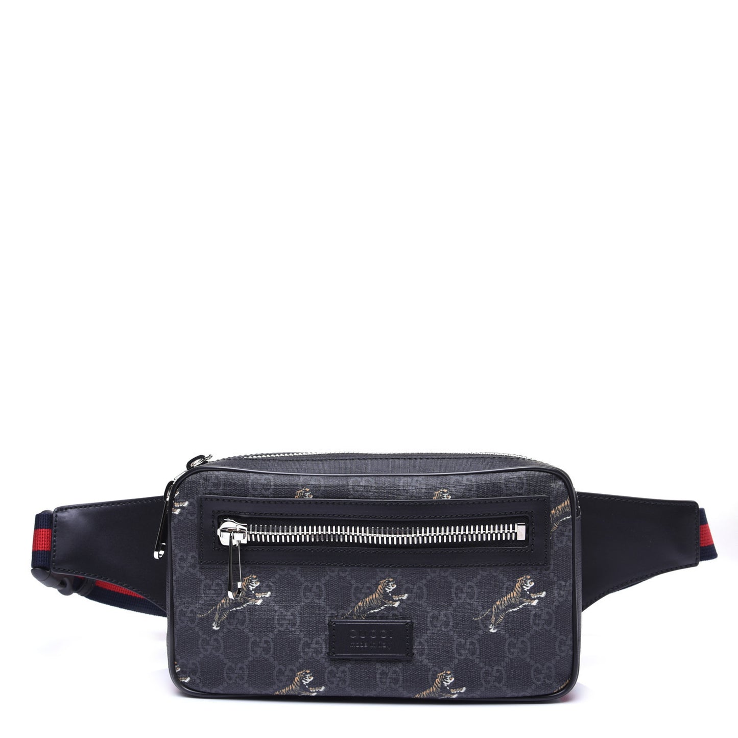 Soft GG Supreme Monogram Tigers Belt Bag Black Multicolor
