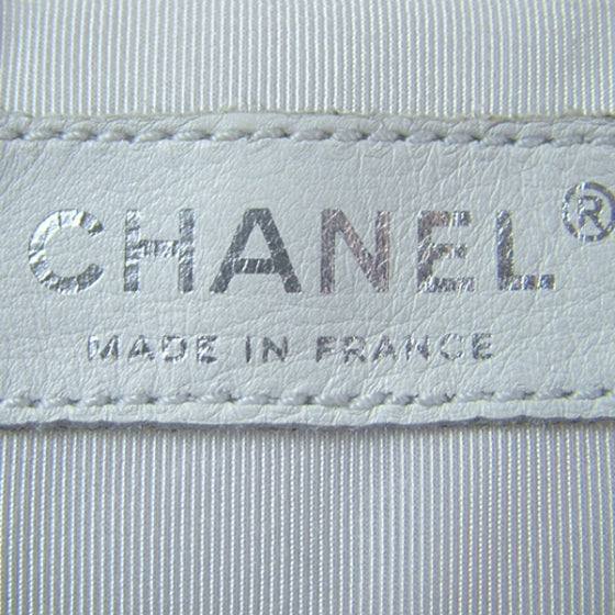 Chanel Leather Quilted Flap Hobo Ivory 8 of 11