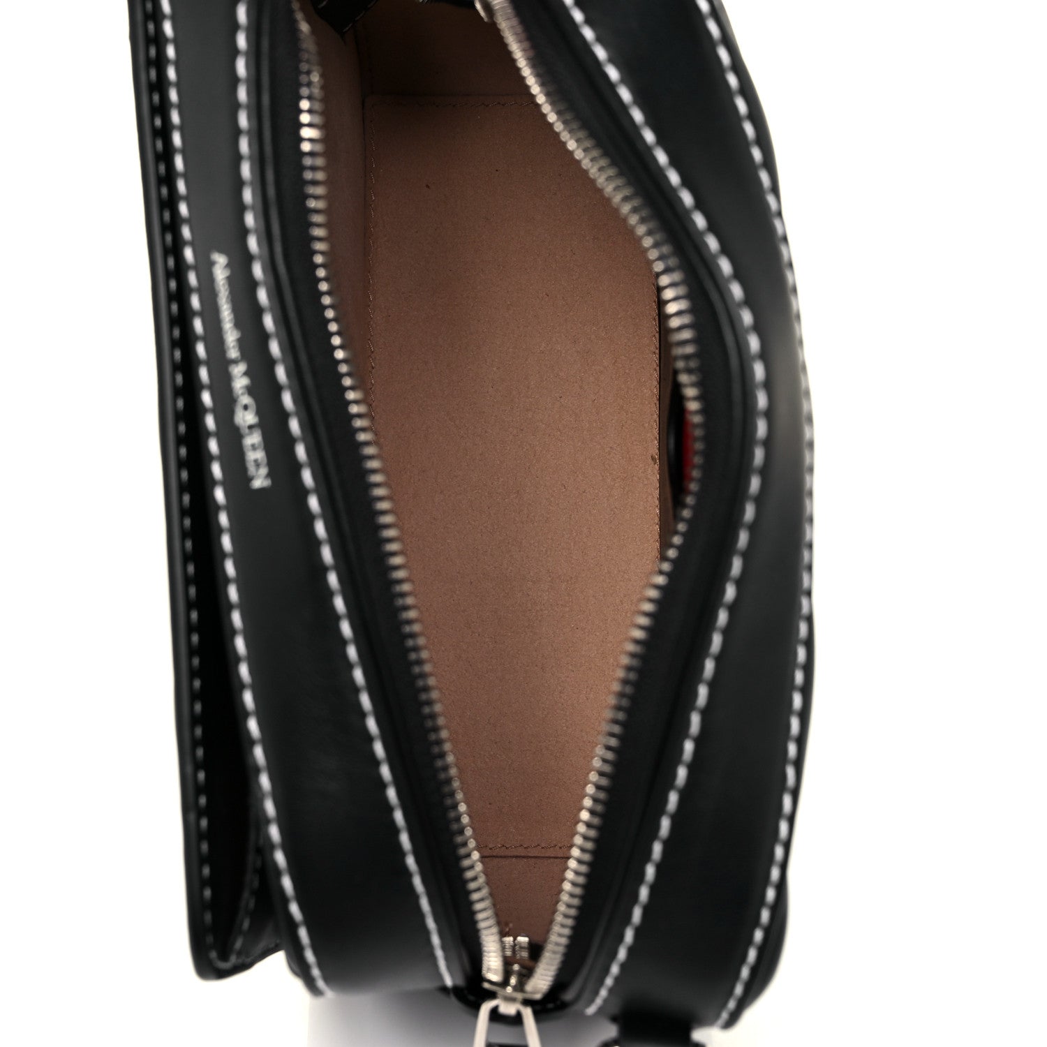 Alexander McQueen Calfskin Quilted The Myth Crossbody Bag Black 4 of 9