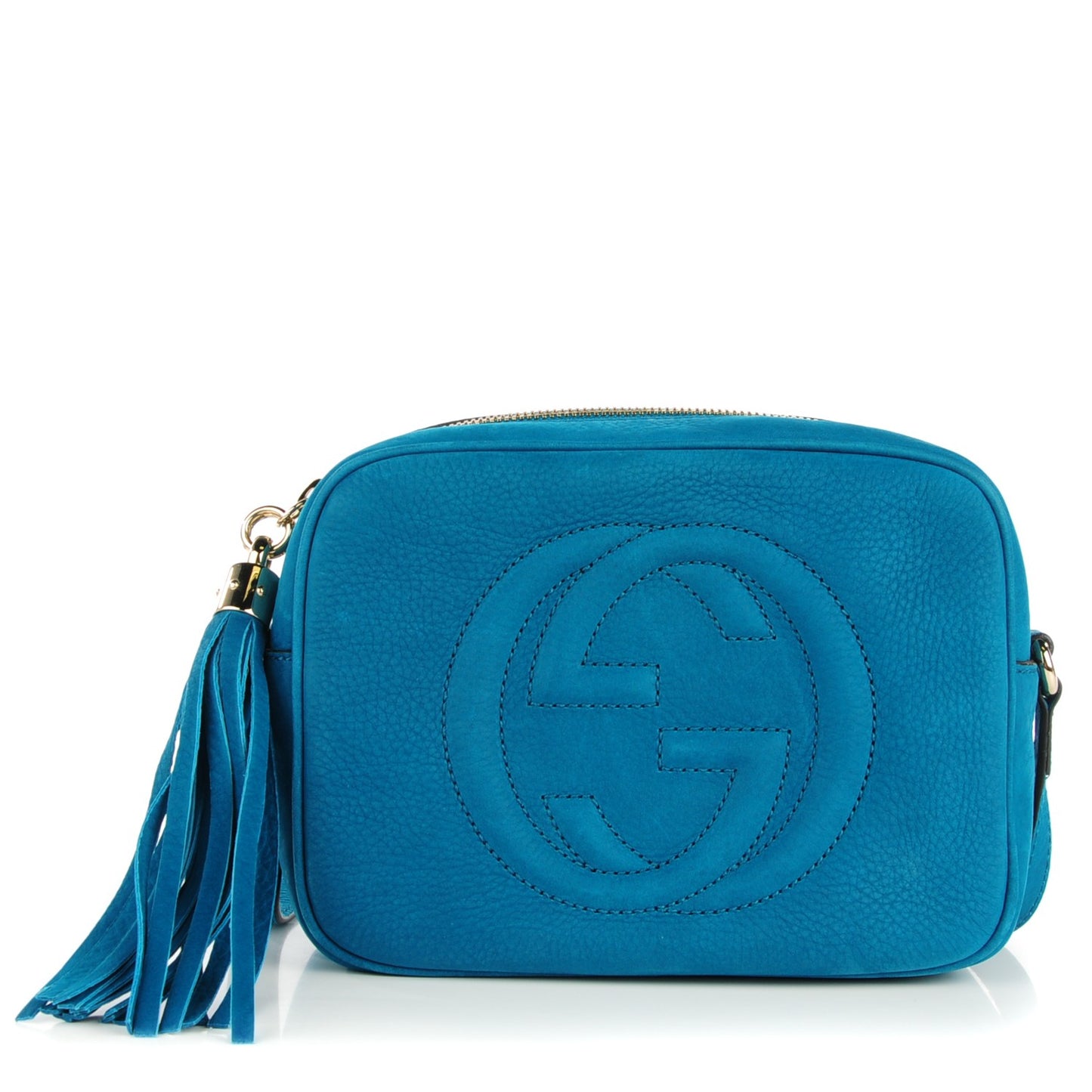 Vitello Range Small Soho Disco Bag Deep Cobalt