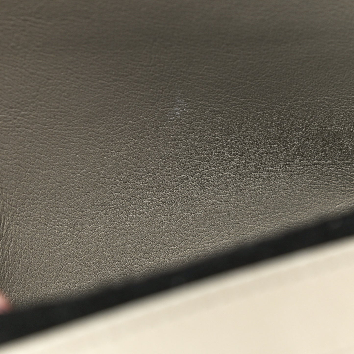 Grained Calfskin Large Multifunction Strap Wallet Black Chalk