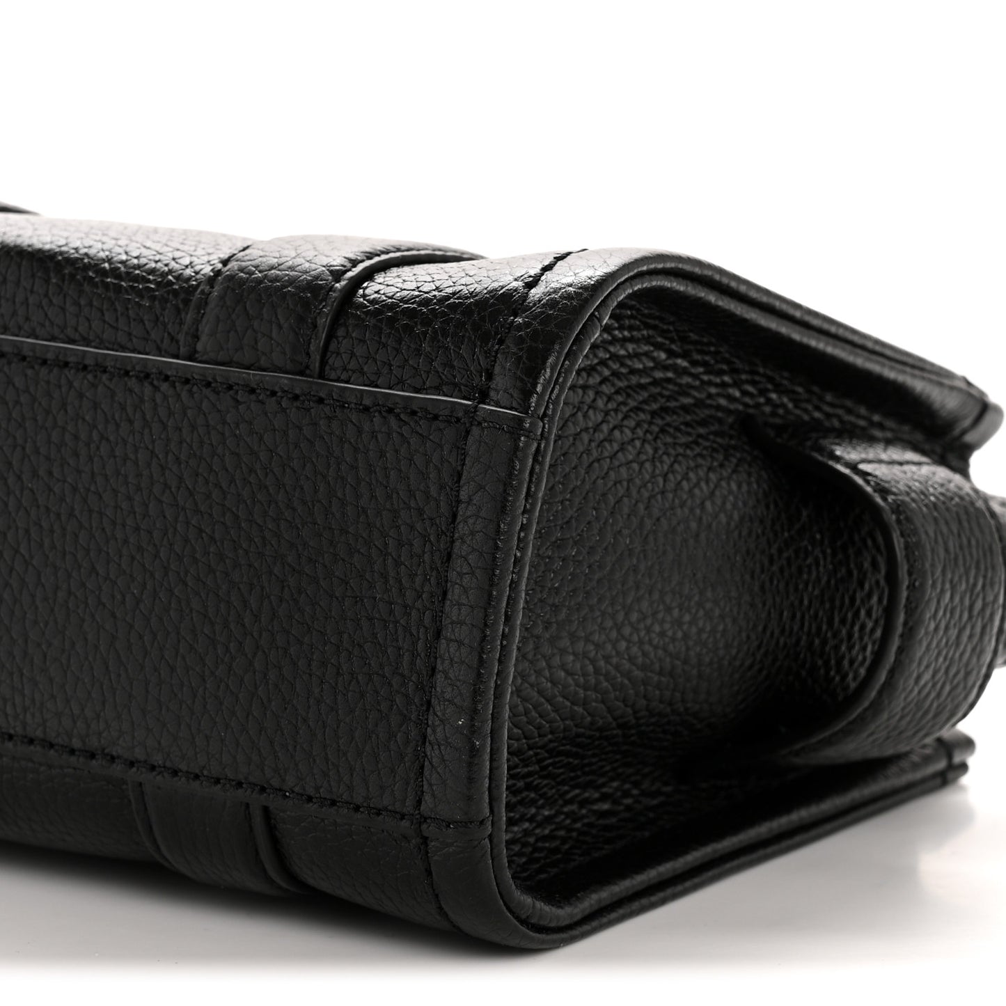 Grained Calfskin Crossbody The Tote Bag Black