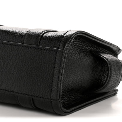 Marc Jacobs Grained Calfskin Crossbody The Tote Bag Black 11 of 14