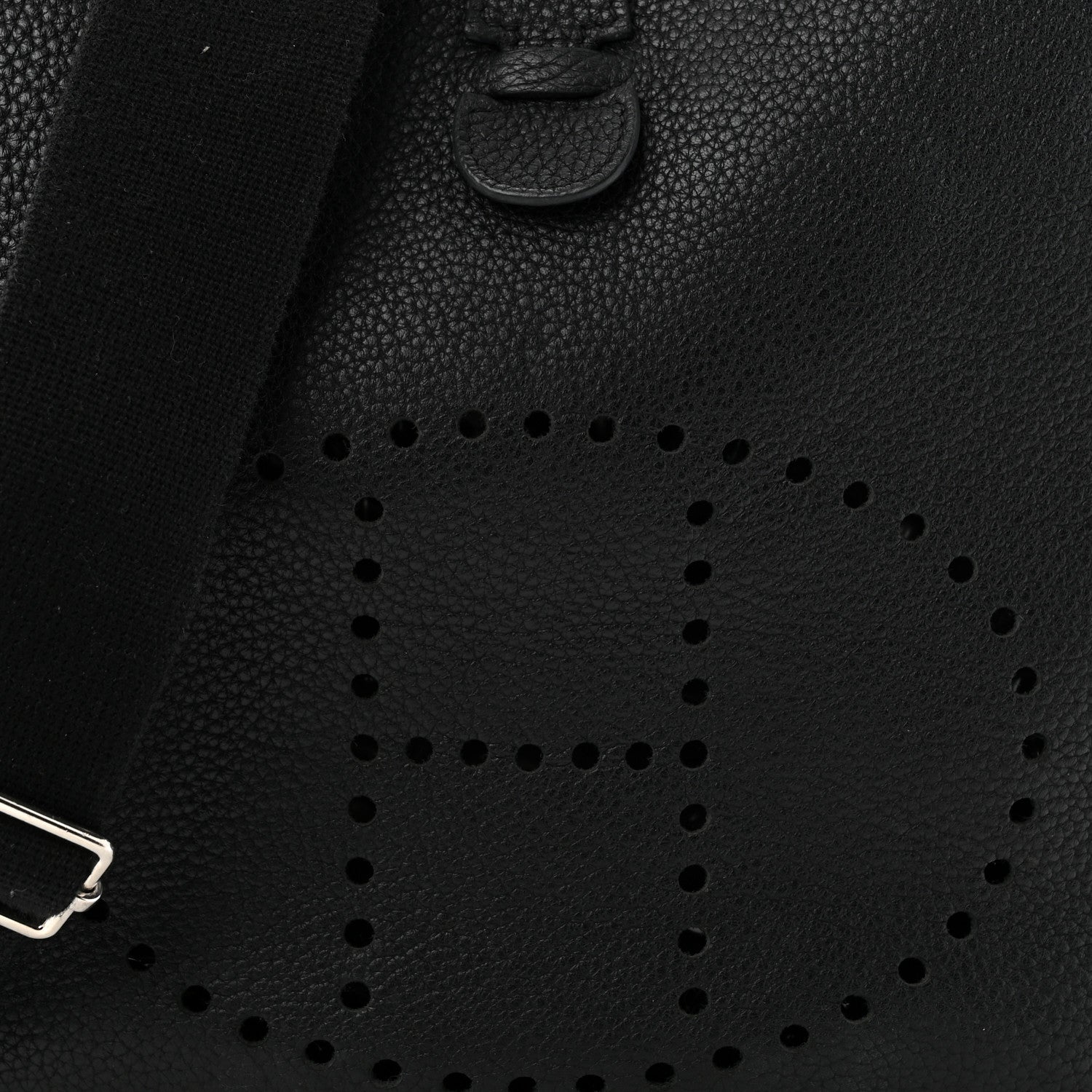 Hermes Taurillon Clemence Evelyne III GM Black 8 of 10