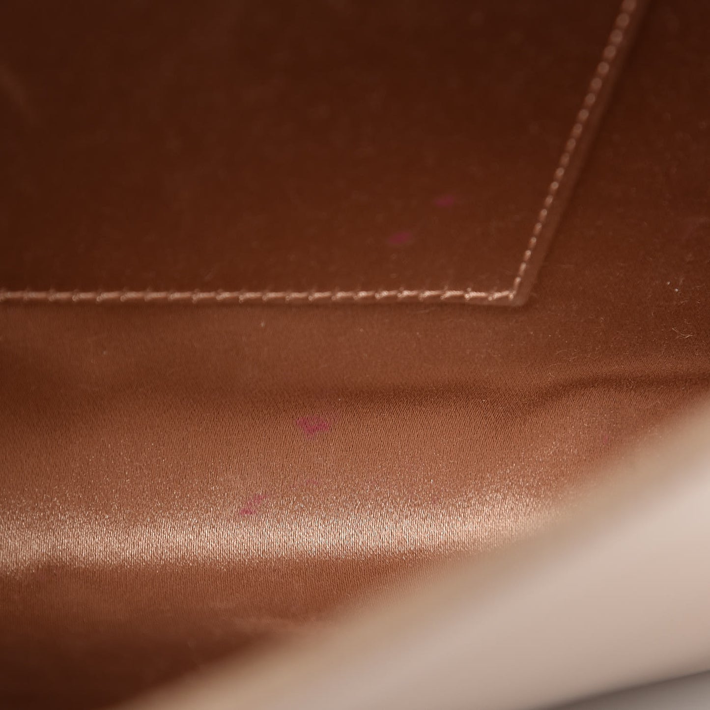Patent Calfskin Monogram Large Belle De Jour Clutch Chair