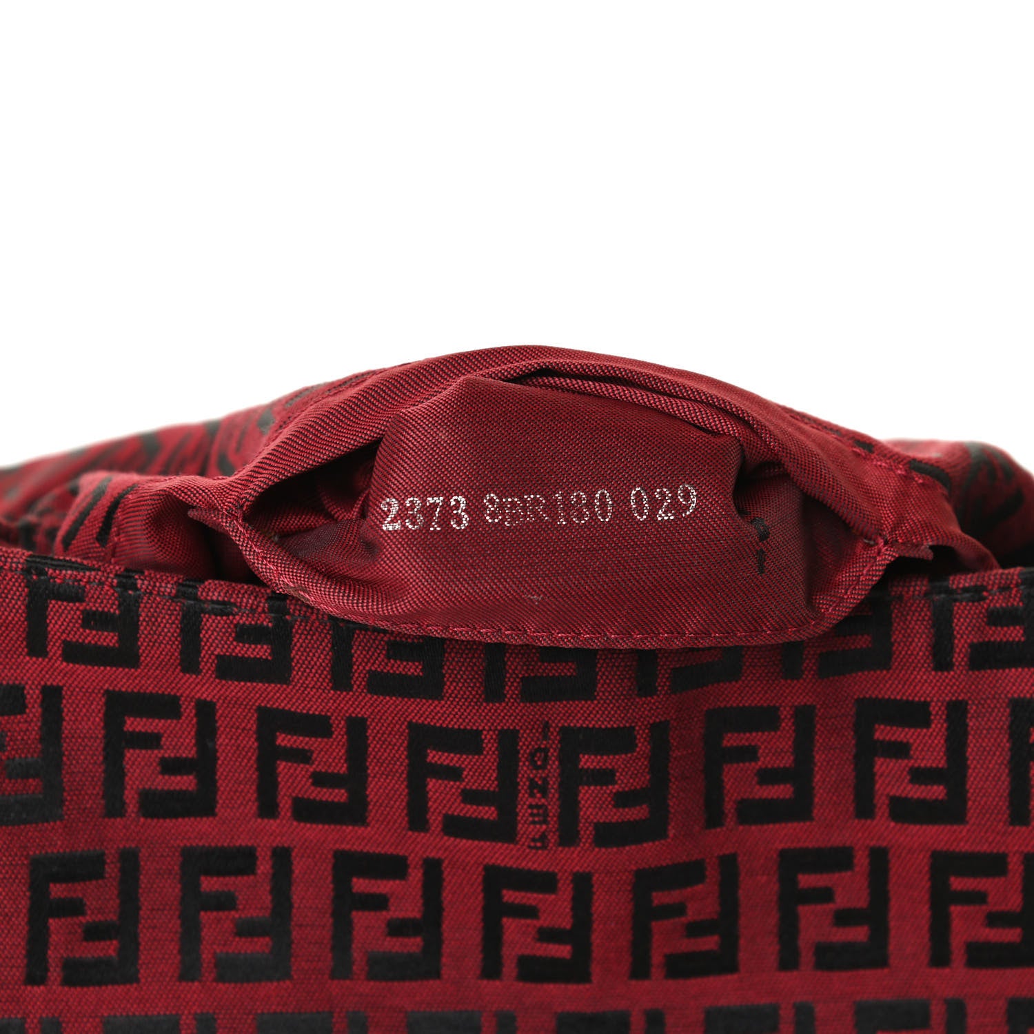 Fendi Zucchino Mini Mama Baguette Black Red 7 of 14