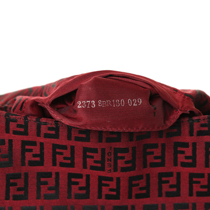 Fendi Zucchino Mini Mama Baguette Black Red 7 of 14