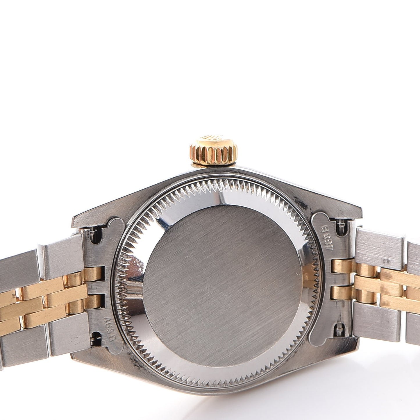 Stainless Steel 18K Yellow Gold 26mm Oyster Perpetual Datejust Watch White 79173