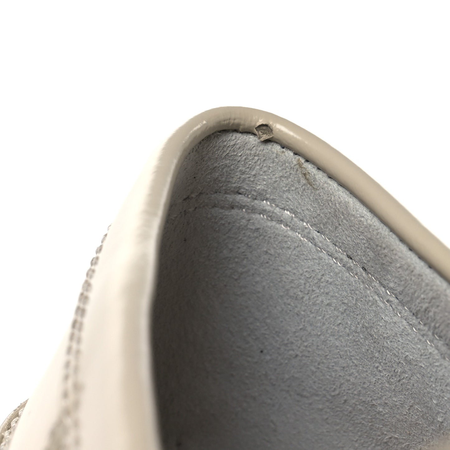 Vitello Abrasivato Fendigraphy 50mm Loafers 40 Blanco Babe