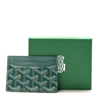 Goyard Goyardine Saint Sulpice Card Holder Green 9 of 9