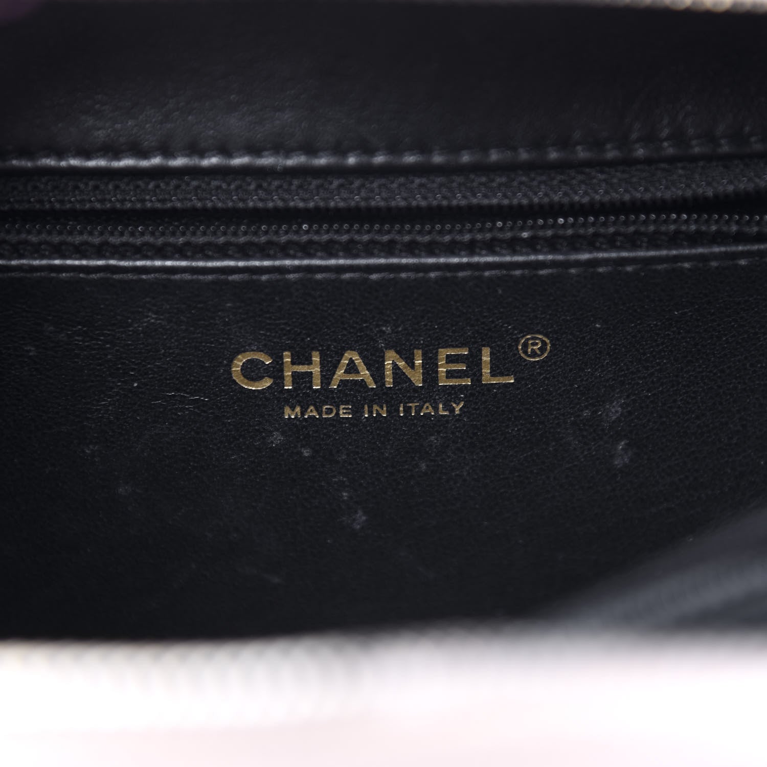 Chanel Caviar Quilted Medium CC Filigree Vanity Case Beige Black 8 of 10