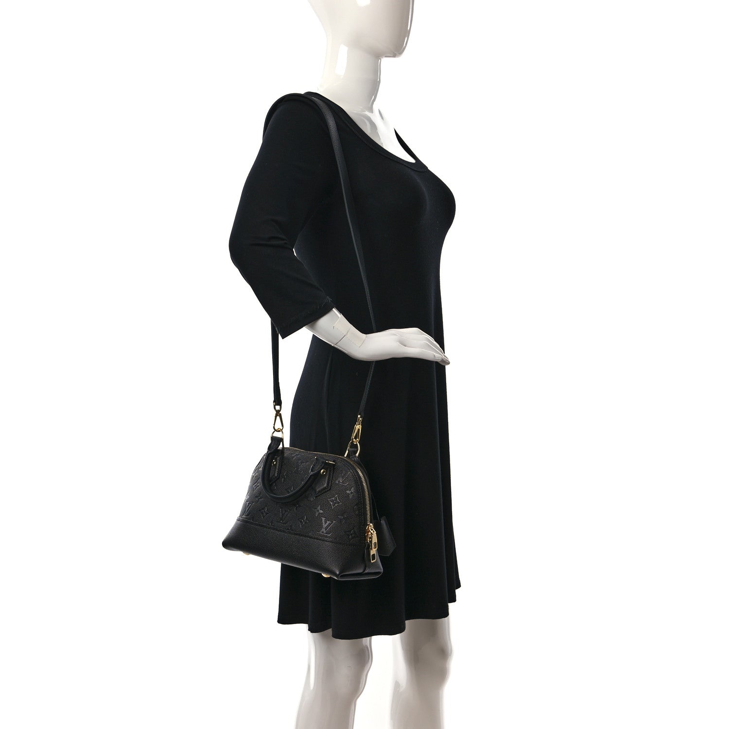 Louis Vuitton Empreinte Neo Alma BB Black 2 of 8