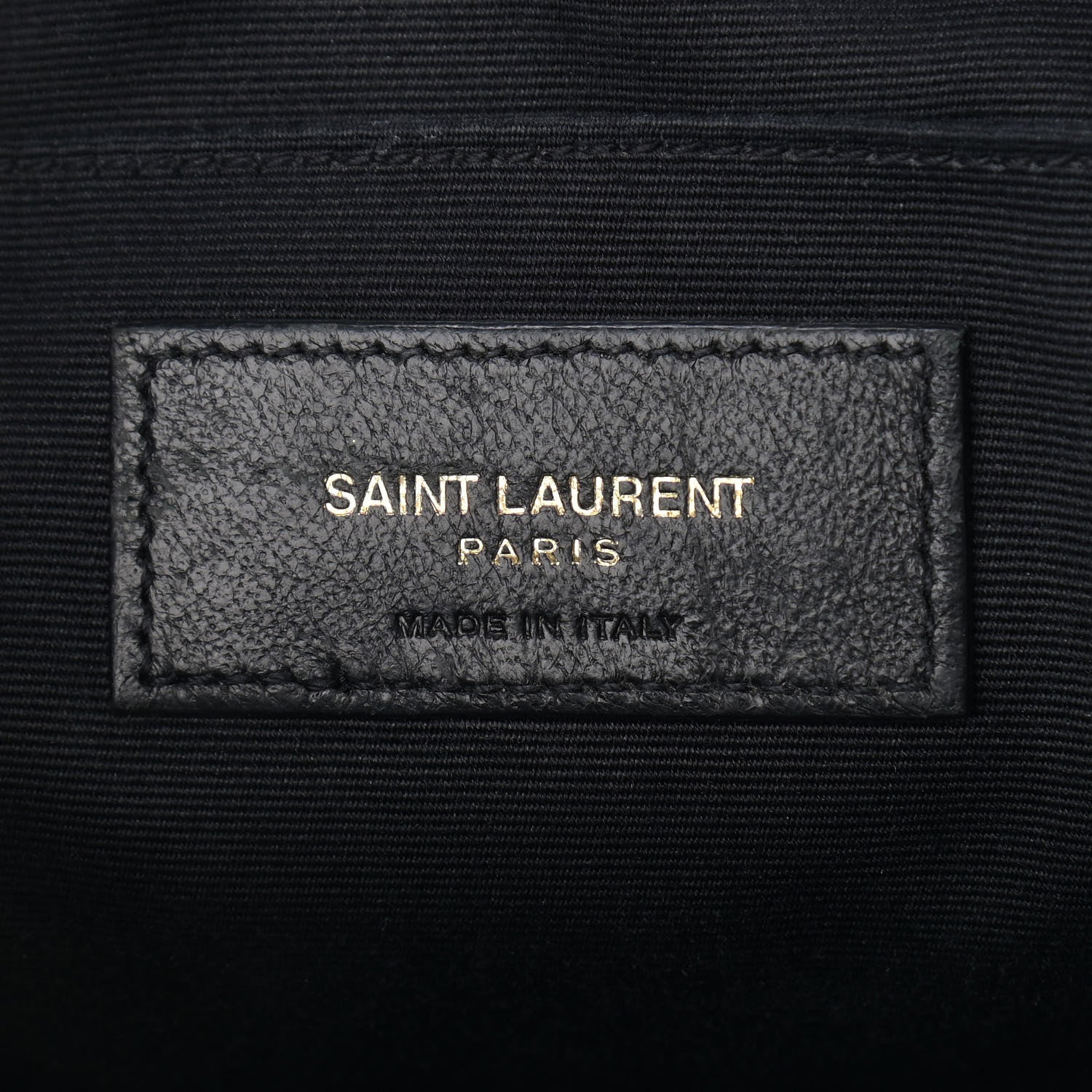 Saint Laurent Calfskin Matelasse Monogram Lou Camera Bag Black 6 of 9