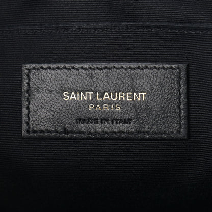 Saint Laurent Calfskin Matelasse Monogram Lou Camera Bag Black 6 of 9