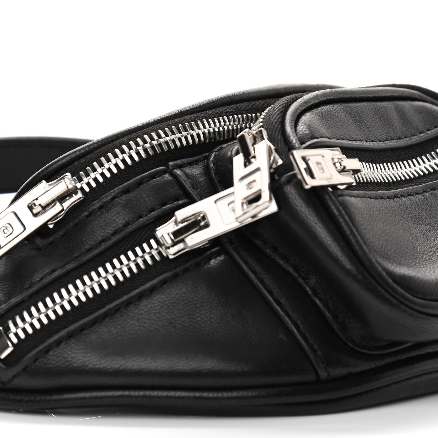 Alexander Wang Lambskin Mini Attica Belt Bag Black 9 of 12