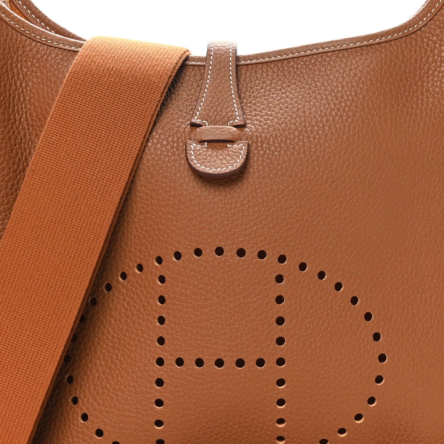 Hermes Taurillon Clemence EVELYNE III PM Gold 8 of 11