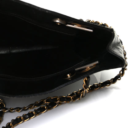 Chanel Lambskin Quilted Shoulder Bag Black 10 of 16