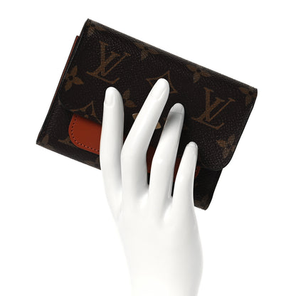 Louis Vuitton Monogram Flower Lock Compact Wallet Caramel 7 of 7