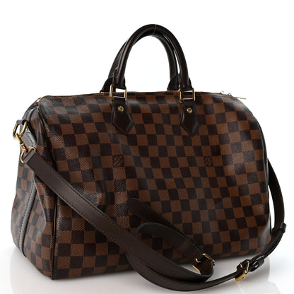 Louis Vuitton Damier Ebene Speedy Bandouliere 35 3 of 13